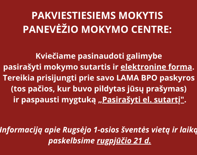 Sutartis galima pasirašyti ir el. forma