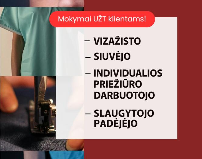 Mokymai Užimtumo tarnybos klientams 