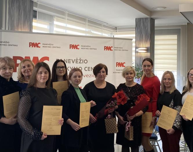Auklės modulinės profesinio mokymo programos absolventės sėkmingai baigė mokslus Panevėžio mokymo centre!