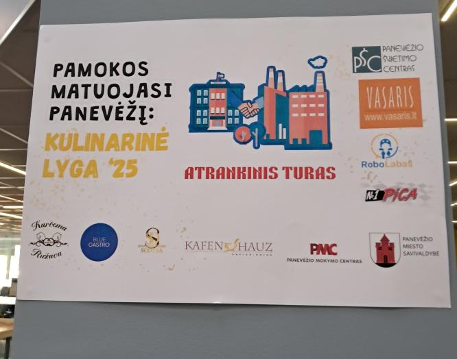 Pamokos matuojasi Panevėžį: Kulinarinė lyga 2025