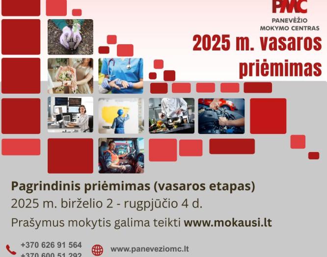 Pagrindinis vasaros priėmimo etapas artėja!