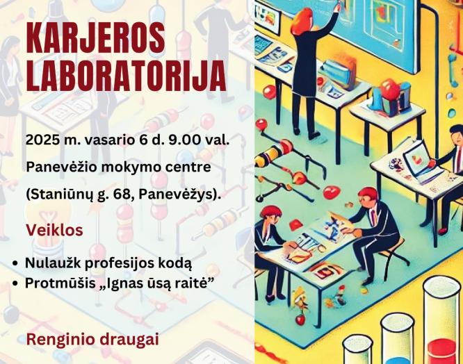 KARJEROS LABORATORIJA