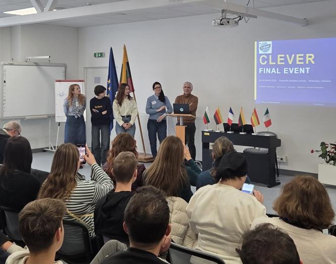 CLEVER projekto pabaigos akimirkos ir įprasminimas