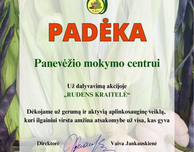 Kartu pripildėme rudens kraitelę!