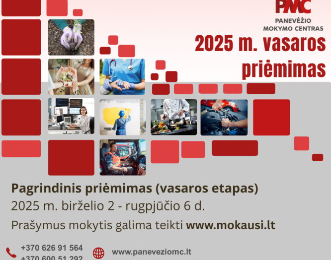 Pagrindinis vasaros priėmimo etapas artėja!