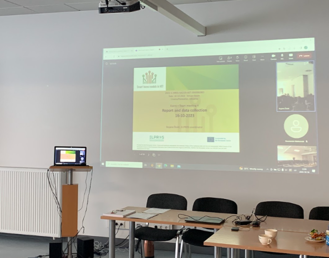 Tarptautinis hibridinis projekto "Smart home models in VET" partnerių susitikimas