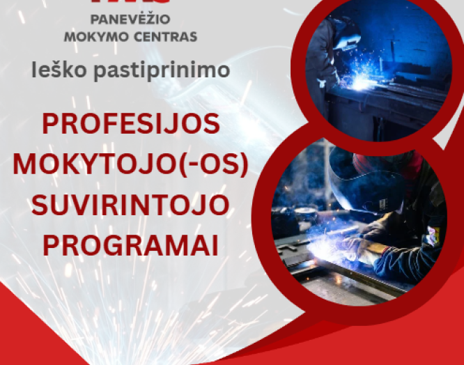 Prisijunkite prie Panevėžio mokymo centro komandos
